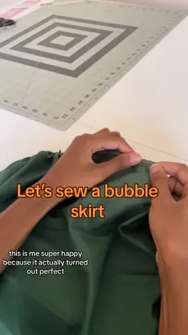 Leta sew a bubble skirt and see how it turns out. #customdesigns #DIY #diyfashion #sewwithme #letssew #sewalong #makeanoutfitwithme #sewing #sewingproject 