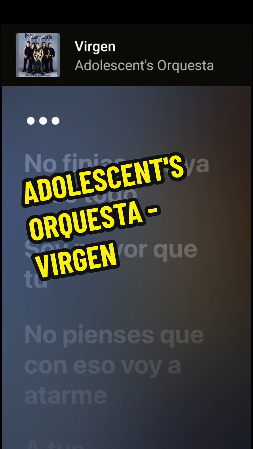 ADOLESCENT'S ORQUESTA - VIRGEN #adolescentes #virgen #tendencia #foryou #parati #gustosculposos🎵 #Viral #viraltiktok #tiktokviral #paratiiiiiiiiiiiiiiiiiiiiiiiiiiiiiii #fyp 