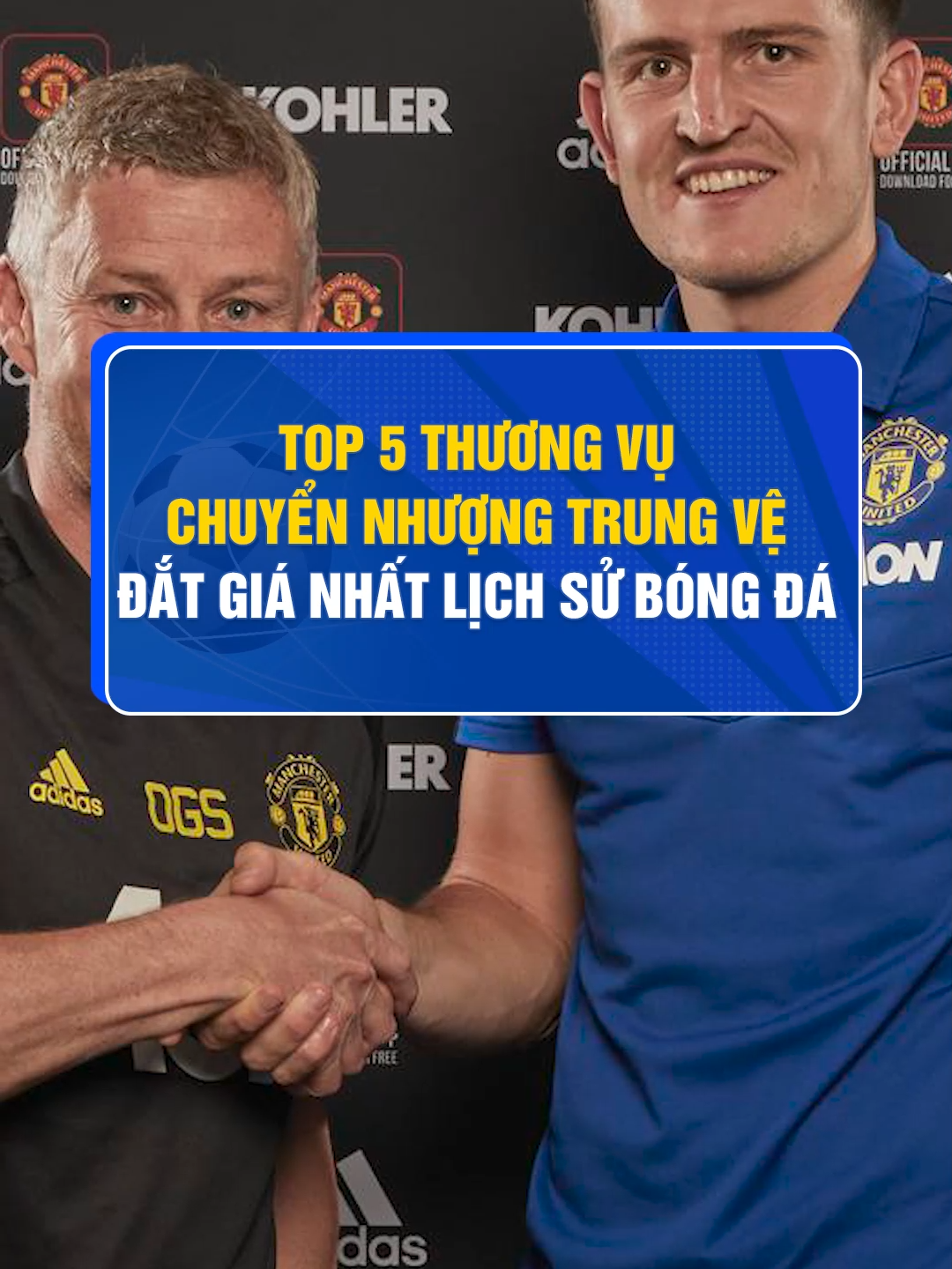 Top 5 thương vụ chuyển nhượng trung vệ đắt giá nhất lịch sử bóng đá #boxstudio #football #sportsontiktok