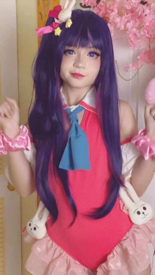 havent seen an AI hoshino cosplay in a while 🤔🤔 #kawaii #piss #cosplay #aihoshino #anime #animecosplay #kawaiigirl #egirl #egirls #waifu #otaku #animegirl #cosplayer 