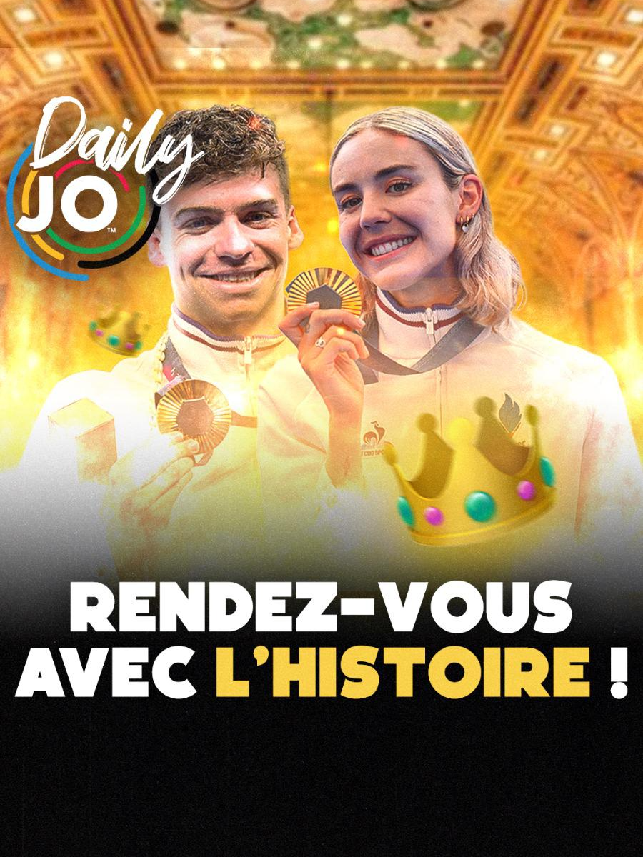 😅 Léon Marchand est 9e nation au classement des médailles. 🥇 Notre Daily JO est une Dinguerie JO après ce mercredi exceptionnel. Vole comme le papillon, coule comme la brasse... Et vas-y GAGNE MON GARS, GAGNE ! (version longue sur le Youtube RMC Sport) @toyota_fr  #Paris2024 #JO #LéonMarchand