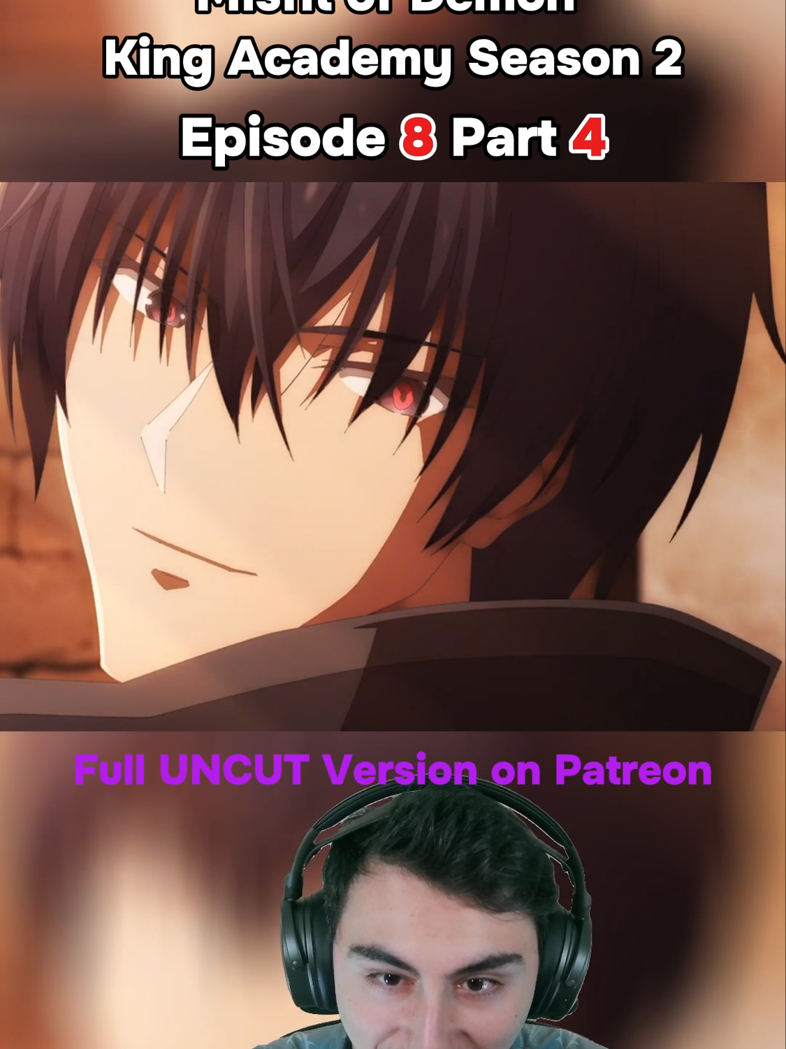 Anime: The Misfit of Demon King Academy (FULL REACTION ON PATREON) #anime #animerecommendation #themisfitofdemonkingacademy #themisfitofdemonkingacademyseason2 #animerecommendations #romanceanime #opticreacts