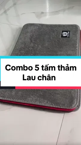 Combo 5 tấm thảm lau chân, miễn phí ship toàn quốc #thamlauchan #tham #giadunggiadinh #tiktok #xuhuongtiktok 