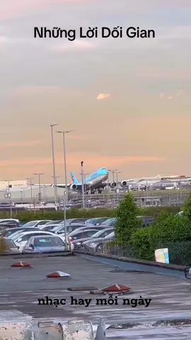 London airport flying to Korea.