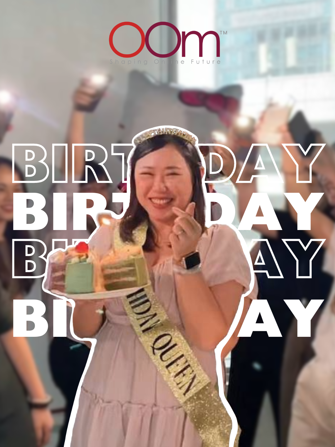 Celebrating our designer's birthday~  🥳🎂✨ Happy birthday, Xiao Qiu!  #OOmSG #DigitalAgency #DigitalMarketingAgency #IndependentAgency #DigitalMarketing #DigitalMarketingPro #AgencyLife #LeoBaby #BirthdayQueen #Birthday