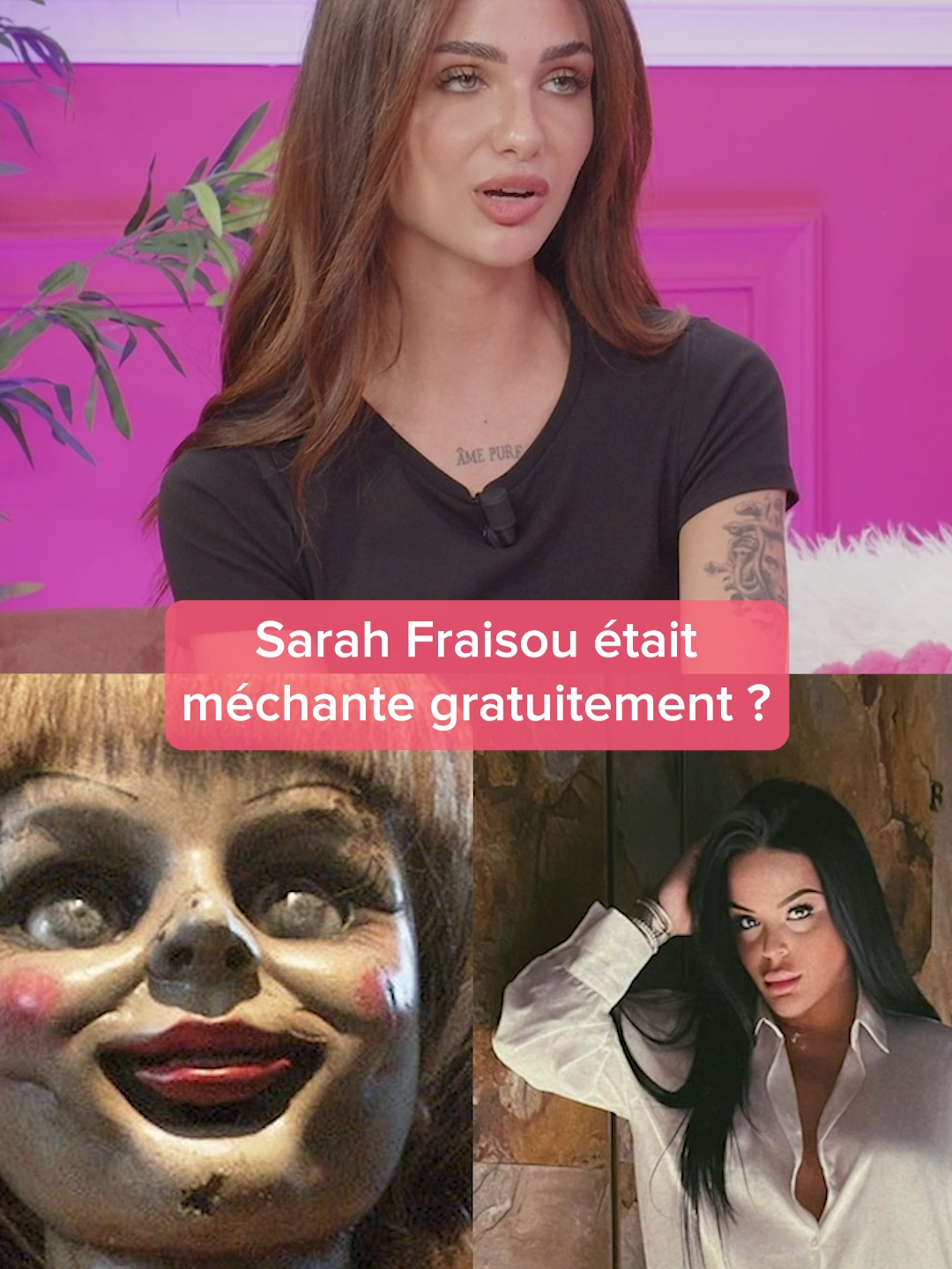 Sarah Fraisou est mauvaise ? 😬 #nathanya #sarahfraisou #lesanges #lavilladescoeursbrisés #telerealite #samzirah