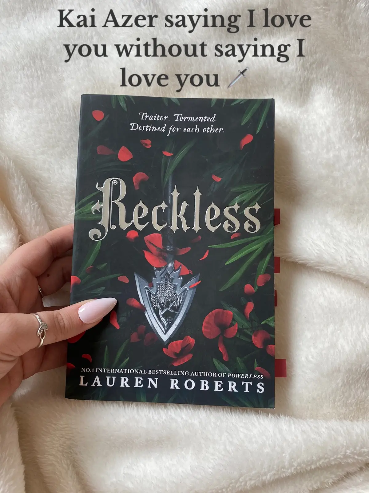 SPOILER🚨 no man will ever compare to Kai Azer  #reckless #laurenroberts #powerlesslaurenroberts #recklesslaurenroberts #kaiazer #paedyngrey #BookTok #booktokuae #foryou #fantasyromance 