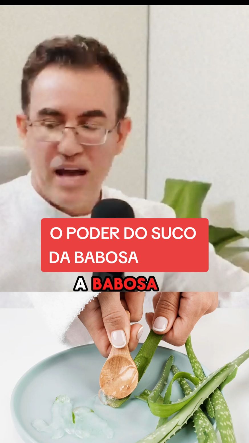 O PODER DO SUCO DA BABOSA  #saude #barbosa #saudeebemestar #suco #fyp 