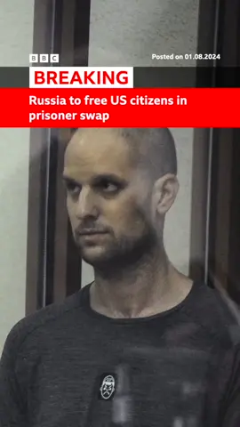 Wall Street Journal reporter Evan Gershkovich, former US Marine Paul Whelan and journalist Alsu Kurmasheva are set to be freed as part of a large prisoner exchange between Russia and several Western countries. #EvanGershkovich #PaulWhelan #AlsuKurmasheva #Russia #US #Prison #News #BreakingNews #BBCNews