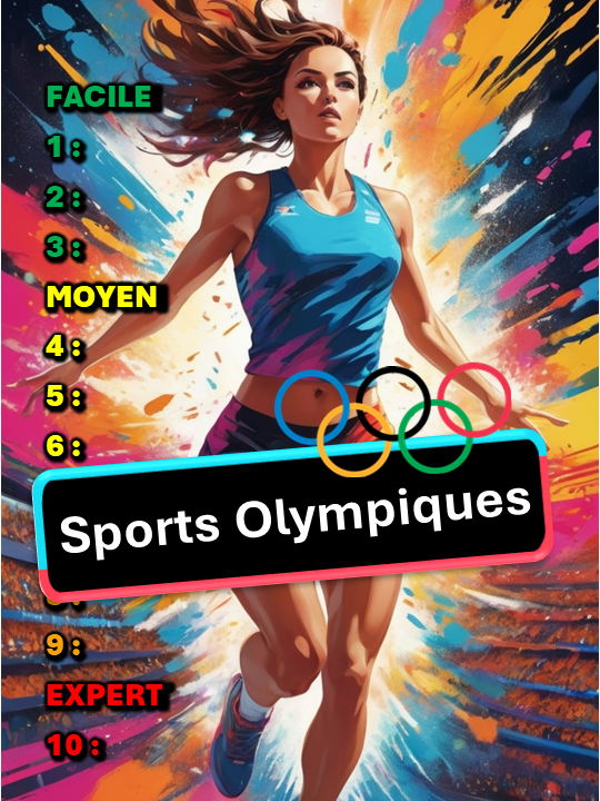 MonQuizzCulture - Jeux Olympique : Voici un quiz drôle en français a faire un couple qui te mettra au défi sur le sport, les jeux olympiques, les sports olympiques, le golf et le foot. Arriveras tu a surmonter les 10 questions de ce challenge ? #jeuxolympiques #sports #olympique #quiz #culture #golf #foot