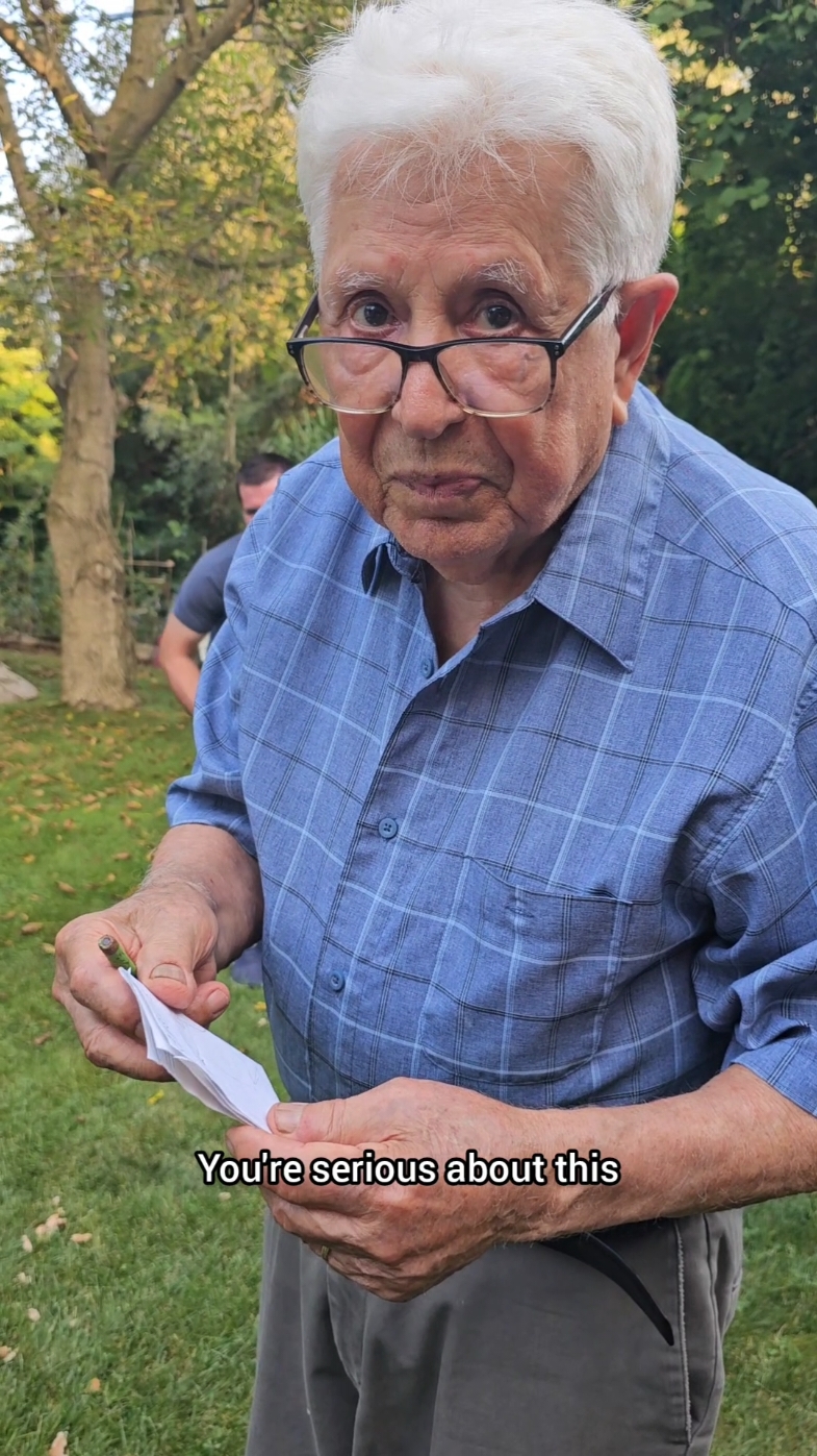 Nonno takes bocce ball very serious  #seniors #senior #grandparents #nonno #italian #cute #family 