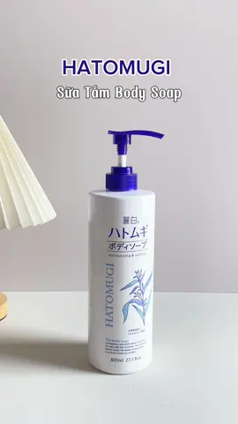 Sữa tắm dưỡng ẩm & mềm da 💙🫶🏻 #review #hatomugi #bodysoap #foryou #tiktok #goclamdep #fyp #goclamdep #fyp #bodycare 