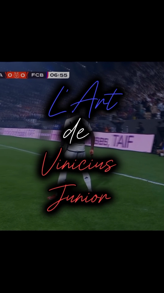 L'Art de Vinicius Junior 🇧🇷🪄 #realmadrid #championsleague #fcbarcelona #bayern #futbol 