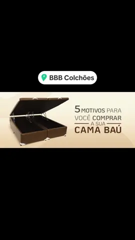 A cama box baú é um tipo de cama que combina a funcionalidade de uma cama box tradicional e um espaço de armazenamento adicional. A grande diferença está na base, que conta com mecanismos de elevação com amortecedor a gás, permitindo que toda a parte superior seja levantada e revelando um compartimento de armazenamento. Confira abaixo cinco vantagens que esse modelo tem para o seu dia a dia: 1. Mais praticidade para guardar objetos: A cama box baú oferece um compartimento amplo para guardar roupas de cama, travesseiros e outros itens, ajudando a manter o quarto organizado. 2. Otimização do espaço do quarto: Ideal para ambientes menores, a cama box baú otimiza o uso do espaço, proporcionando uma solução prática para o armazenamento sem ocupar área adicional. 3. Fácil acesso: O mecanismo de elevação facilita o acesso ao compartimento de armazenamento, tornando-o conveniente para o uso diário. 4. Toque extra à decoração do ambiente: Além de funcional, a cama box baú possui um design contemporâneo que se integra bem a diferentes estilos de decoração, agregando valor estético ao quarto. 5. Durabilidade: Feita com materiais resistentes, a cama box baú oferece não só conforto, mas também uma estrutura durável, fazendo com que você demore a precisar trocar de cama. #camabox #camaboxbau #camaboxcasal #camaboxsolteiro #camaboxqueen #camaboxking #camaboxbauextradoble #camaboxortobom #camaboxherval #camaboxsealy #camaboxmovel #camaboxnova #camaboxusada #camaboxpromocao #camaboxoferta #bbbcolchoes 