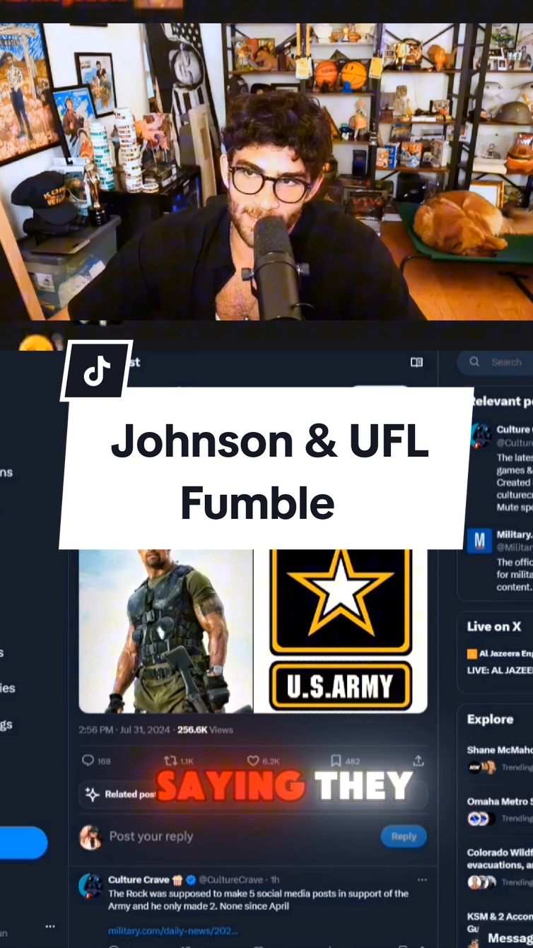 🪖 Army's Ambassadorship Fumble: Johnson and UFL Deal in Turmoil 🎖 Earlier this year, the Army signed a deal with the United Football League, co-owned by Dwayne 