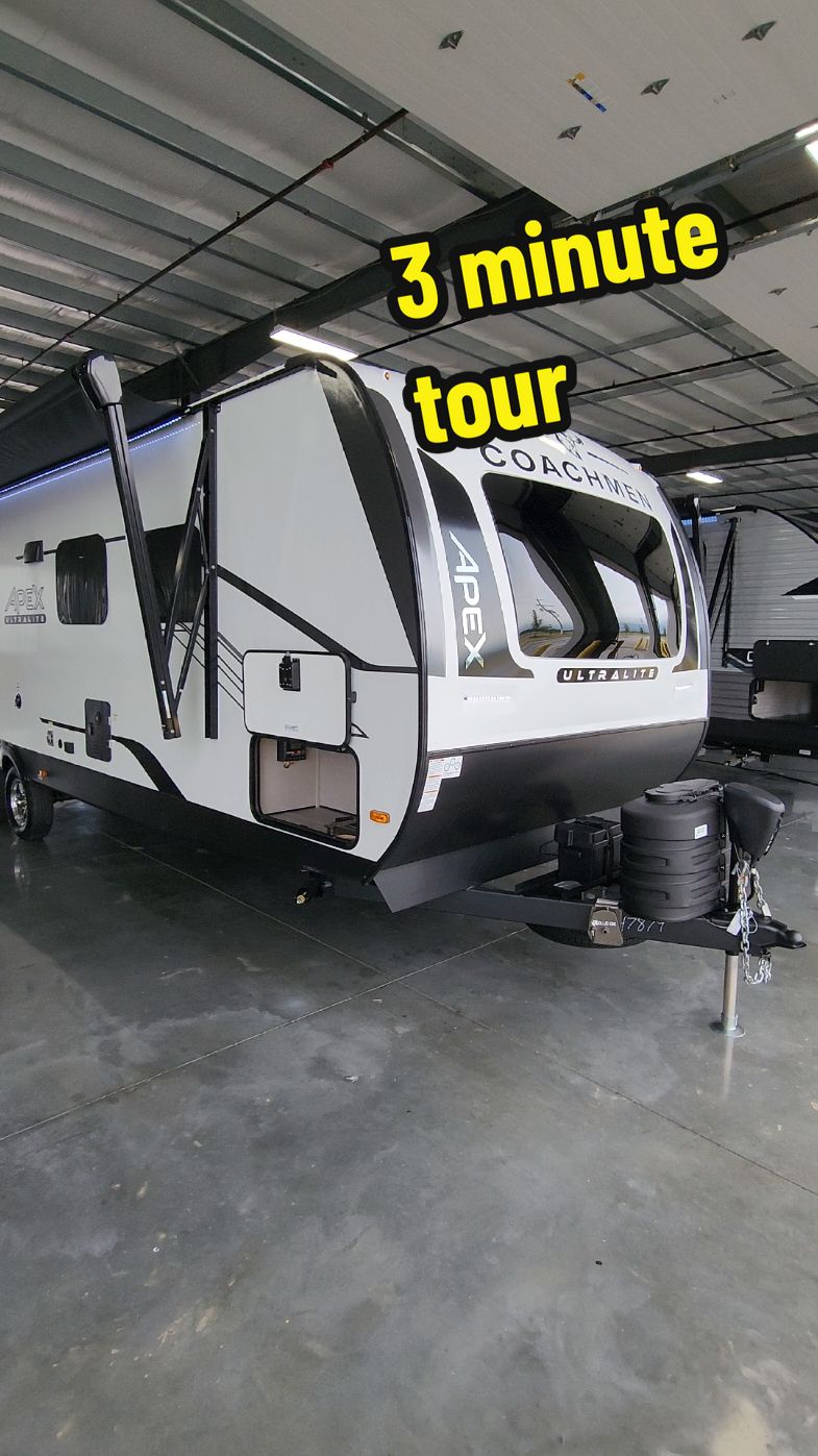 2025 Coachmen Apex 265RBSS travel trailer at Couchs RV Nation #camping #camper #rv #rvlife #rvlifestyle #gorving #travel #caravan #rvreviews #camperlife #glamping #rvs #Coachmen #Apex 