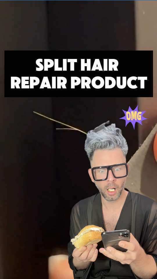 Kaputte spitzen ganz einfach reparieren mit diesem Produkt #danielgolz #hairtok #hairdresser #hairtutorial #hairtransformation #hairstylist 