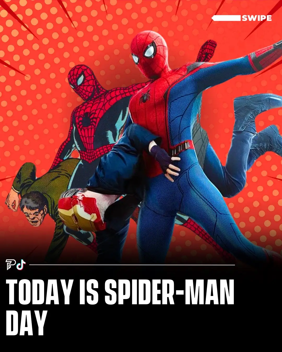Happy Spider-Man day 🕷️ What’s your favourite version of Spider-Man⁉️ #RoadTo15Million #Pubity 