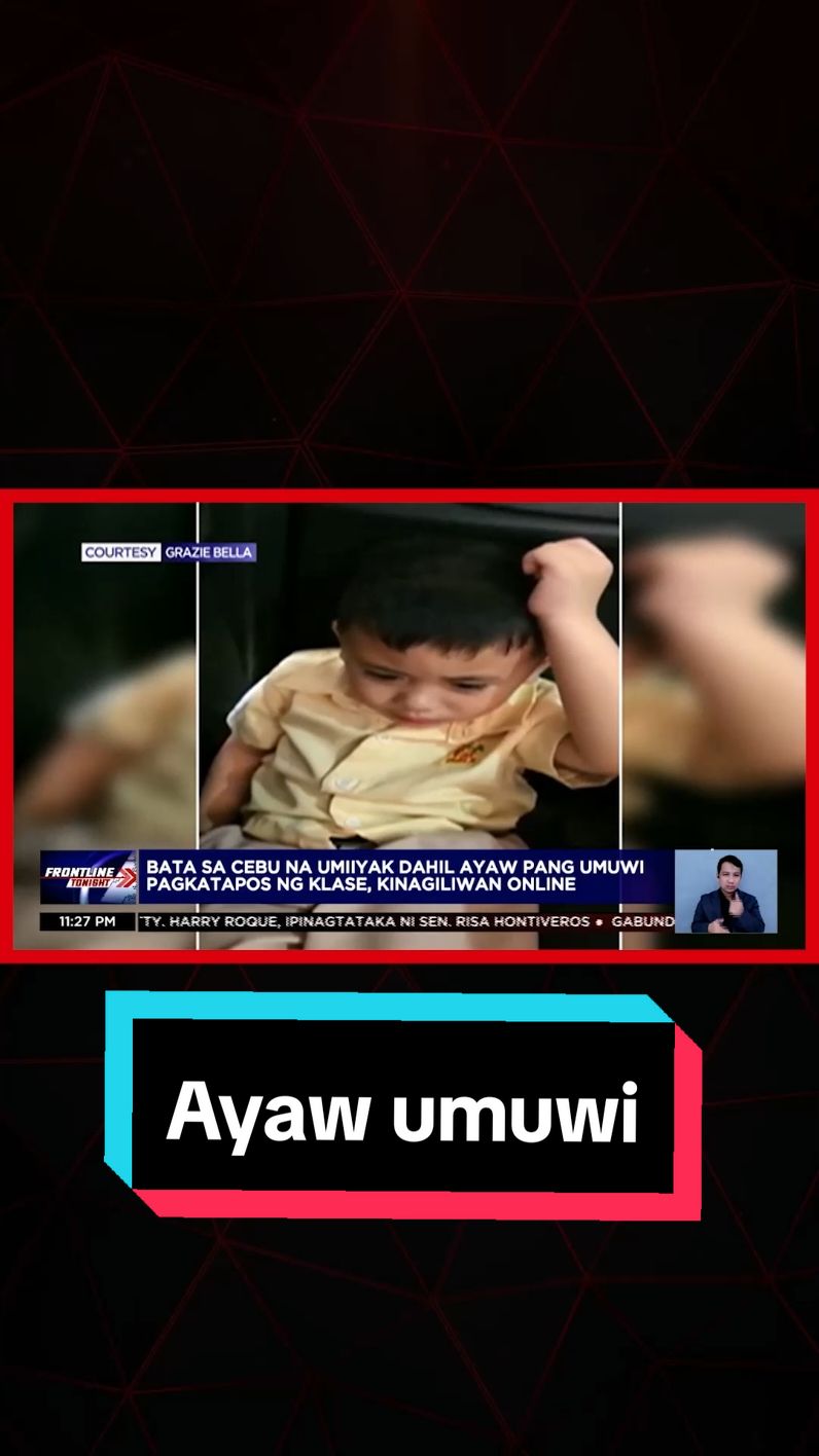 Kung may mga batang umiyak sa kanilang first day of school, ibahin n'yo ang estudyante sa Cebu. Umiiyak ang bata dahil ayaw pa niyang umuwi! #FrontlineTonight #News5 #SocialNewsPH 