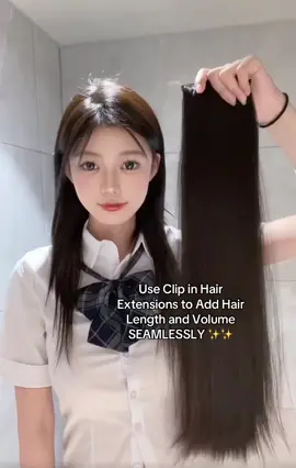 6 pcs Clip in Hair Extensions #hairtransformation #beforeafter #clipinextensionstutorial #clipinextensions #hairextensions #chiclocksstudio #longhair #shorthair #hairextension #fluffyhair #hairwig #hairstyle #thinhair #finehair #clipinhairextensions #hairtutorial 