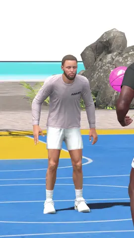 Curry vs Shaq, Every Basket = Random Height #shaquilleoneal #stephencurry #basketball #NBA #nba2k
