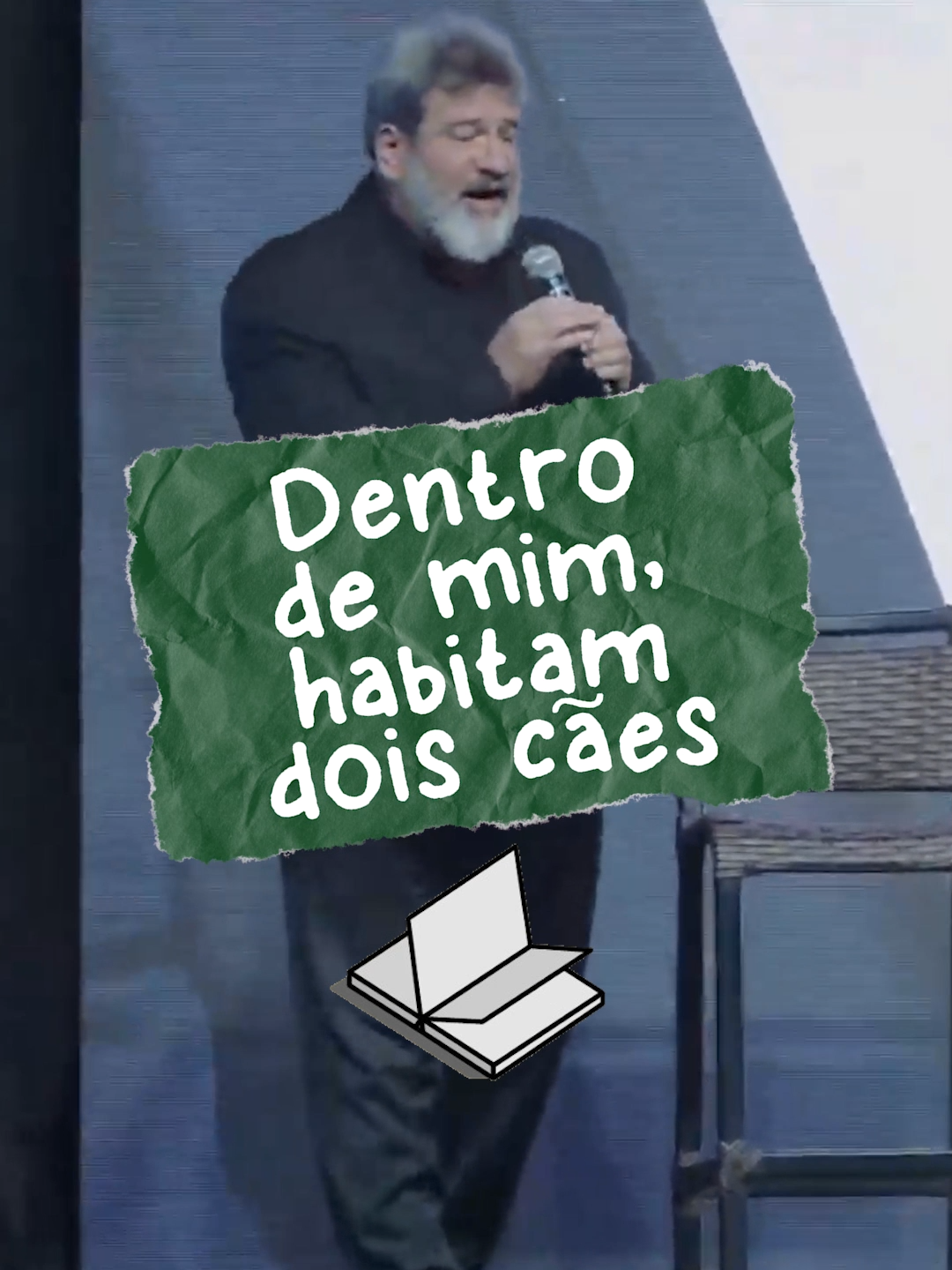 Usando um provérbio indigena norte-americano Cortella reflete sobre a importância de nutrir o bem para construir um propósito e vencer a luta interior.