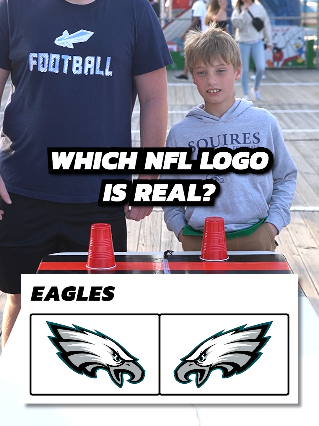 Guess The Real NFL Logo, Win $20!😂 #nfl #nfltrivia #49ers #eagles #chargers #saints #patriots #seahawks #titans #raiders #jaguars