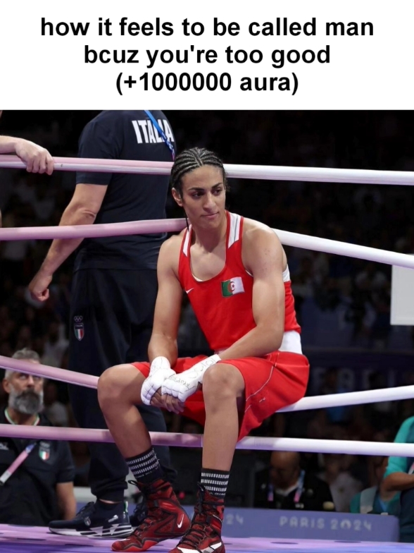 45 sec!! 💀⚰️ #imanekhelif #algeria #boxing #olympicsgames 