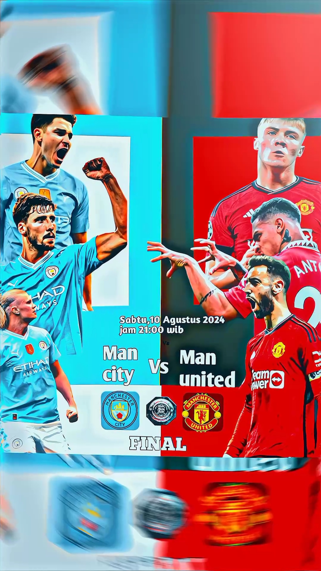 TEBAK SKOR BERHADIAH 20K!! KAWAN GUA YANG NGADAIN NI TEBAK SKOR BUKAN GUA!  #manchesterunited #manchestercity #ligainggris #football #fyp 