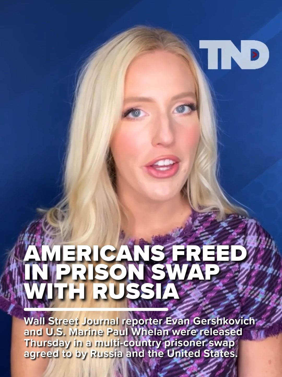 Wall Street Journal reporter Evan Gershkovich and U.S. Marine Paul Whelan were in a multi-country prisoner swap agreed to by Russia and the U.S. Tonight, they return to America. Emma Withrow explains. link in bio for full coverage #unitedstatesofamerica #Russia #prisonswap
