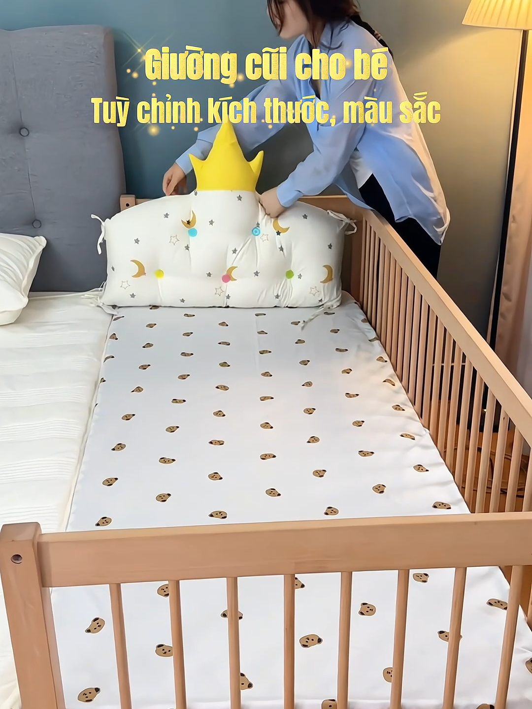 Giường ghép cho bé ngủ cùng bố mẹ - sự lựa chọn thông minh cho gia đình! Sắm ngay một chiếc giường cũi cho bé 🧠❤️ #GiườngGhép #NgủCùngBé #giuongghepchobe #giường_ghép_cho_bé #giường_ghép #giường_ghép_thêm #giường_ghép_trẻ_em #giường_ngủ_ghép_cho_bé #giuongghepchobe #giuongghep #giuongghepthem #giuonggheptreem #giuongngughepchobe #nhamaynoithat