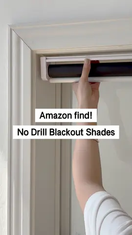 No Drill Blackout Roller Shades - The perfect combination of style and practicality! ✨ Sleek and modern design provides complete privacy and blocks out sunlight, effectively reducing heat for a cooler home. No-drill quick installation makes it perfect for renters and homeowners, leaving no marks and causing no damage to walls. Instantly modernize your space! Click the link in bio🔗 to learn more. #homedecor #interiordesign #homestyling #blackoutrollershades #NoDrillBlinds #HomeUpgrade #modernliving #homediy #windowtreatments #amazonhomefinds #apartmentdiy #bedroomdesign #blinds #heatreduction #sunscreenblinds