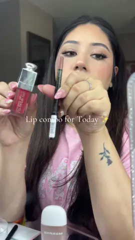 @L.A. Girl Cosmetics Cafe Lip Liner & @Dior Lip Oil RoseWood #diorlipoil #lagirlcosmetics #lipcombo #lipgloss #trendy #latina #paratii #fypage 