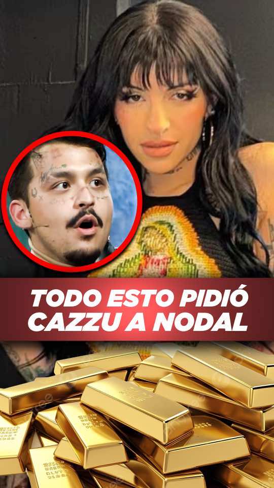 Cuánto pidio de pension Cazzu a Christian Nodal? #cazzu #christiannodal 