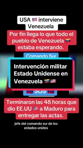 En las proximas horas habra una intervencion mititar en venezuela proveniente de los Estados Unidos #venezuela🇻🇪 #estadosunidos🇺🇸 #usa #eleccionesvenezolanas #eleccionpresidencial #fypシ゚viral #venezuela🇻🇪 @Lira @Café Vibes ☕️❤️ @zori @Venezuela Libre 