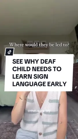 I’ve had the same thoughts since I had my first deaf daughter, who met deaf kids that don’t use sign language. 💔  Thank you @Cheyenna Clearbrook for speaking up 🩷  #signlanguage #asl #thegreatestirony #deafkidscan 