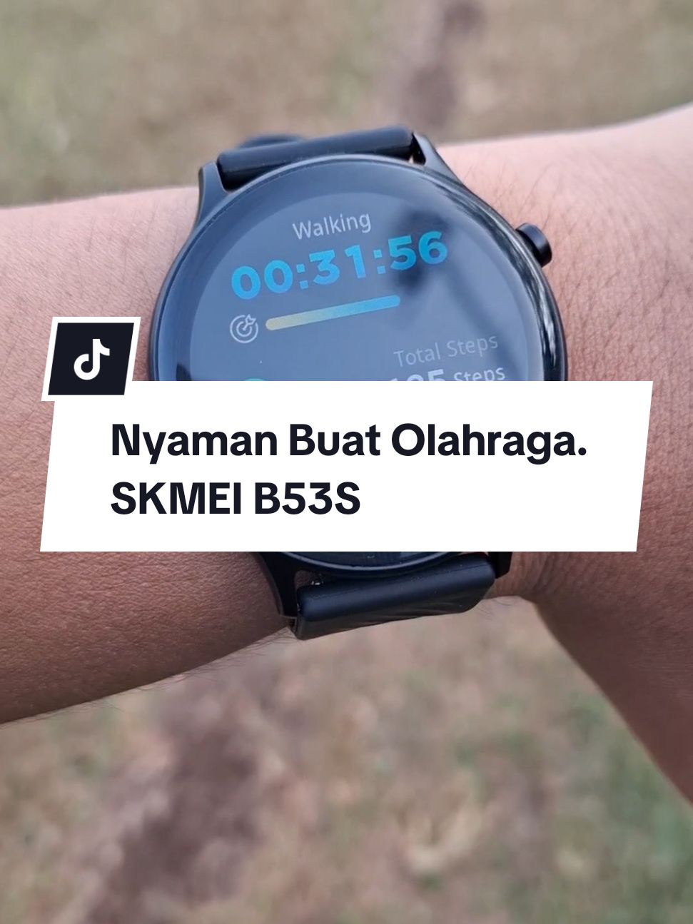 Smartwatch Nyaman Buat Olahraga. SKMEI B53S #smartwatch #smartwatches #smartwatcholahraga #smartwatchskmei #skmeib53s #jamtanganpintar #jamtangancerdas 