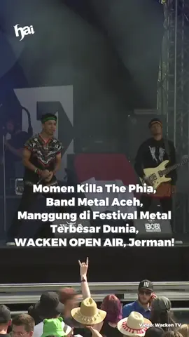 Lagi-lagi ada band metal lokal main di internasional, dan bikin kita bangga pas nontonnya ♥️  Killa The Phia dari Aceh jadi pemenang Wacken Metal Battle 2024 dan berhak main di Wacken Open Air tahun ini. Kacang nggak lupa kulit, mereka manggung dengan hal-hal khas Aceh. Namun yang paling penting, kelihatan jelas penonton menikmati aksi band metalcore ini. Selamat ya! Next, siapa band cadas yang menurut lo harus main di luar negeri? #wacken #metal 