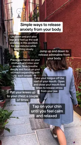 These exercises can help releasing emotions & stress stored in your body #anxietytiktoks #anxietyawareness #anxietyrecovery #anxietytips #anxietyhelp #anxietyrelief #anxietydisorder 