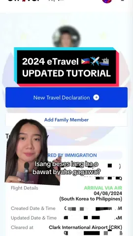 Replying to @𝒈𝒓𝒂𝒄𝒆𝒆𝒆𝒄𝒓𝒖𝒛 eTravel detailed tutorial as of August 1, 2024 🇵🇭✈️⛴️ ❣️Tipid Travel Tip❣️ Save these travel promo codes NOW so discount automatically applies when you check out LATER: Klook: 🆕 MIMIXKLOOK - 3-5% off any Klook booking, including activities, hotels, transpo, eSim/pocket wifi, etc. - No minimum spend required - Up to 5x usage per account  📲 MIMIHOTEL - up to P800 or 8% OFF - min. spend of Php 6,000 ➡️ Book discounted hotels here: https://bit.ly/mimihotel KKday: 🆕 MIMI10 - 10% off with minimum spend PHP58, capped at PHP 551 - redeem until Aug 31, use until Oct 31 - use up to 3x - Limited to Philipp#etravelrs #etravel #e#etravelgovphimmigration #fypph #philippines #requirements #travel #immigrationnews #naia #airport #travelrequirements #philippinepassport #ofw #guide #departure #arrival #family #minor #2024