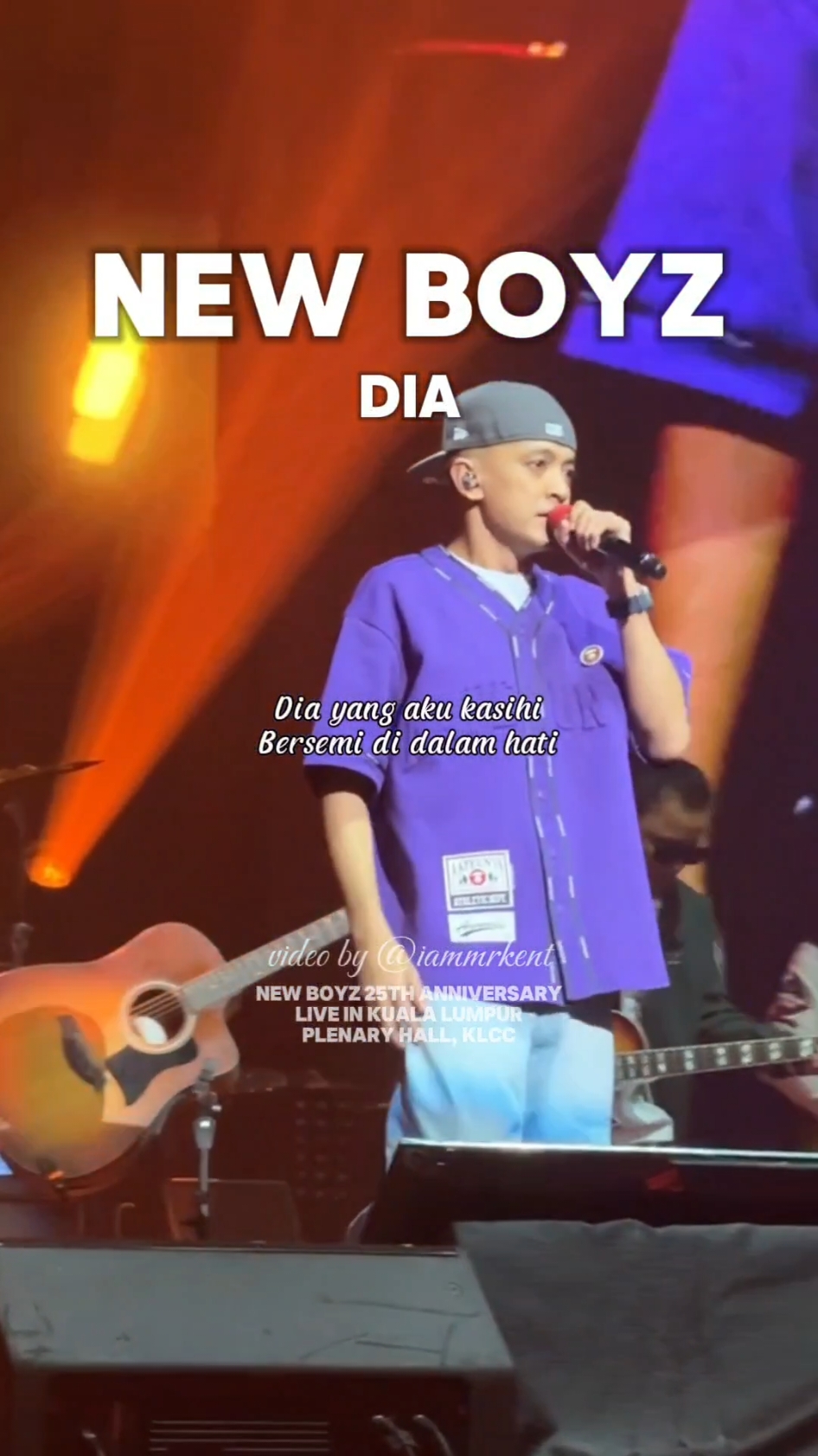 DIA - NEW BOYZ (LIRIK) #newboyz #newboyzsejarahmungkinberulang #25thanniversary #liveinkualalumpur #plenaryhallklcc #malaysia #singapore #indonesia #brunai #fyp @Mr Kent @TOMOK @LANZ @Ristoe @afiez_azam 