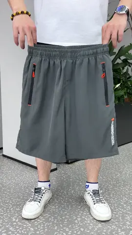 Men's summer ice silk quick-drying shorts, loose sports shorts, fashion printed shorts, versatile breathable comfort.#Men's shorts#short pants#Ice silk shorts#Quick-drying shorts#trunks #Shorts wear