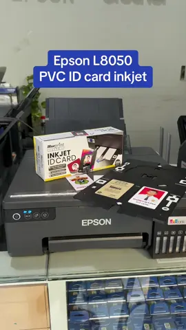 Epson L8050 cetak ID Card PVC inkjet #pvcinkjet #epsonL8050 #printerIDcard 