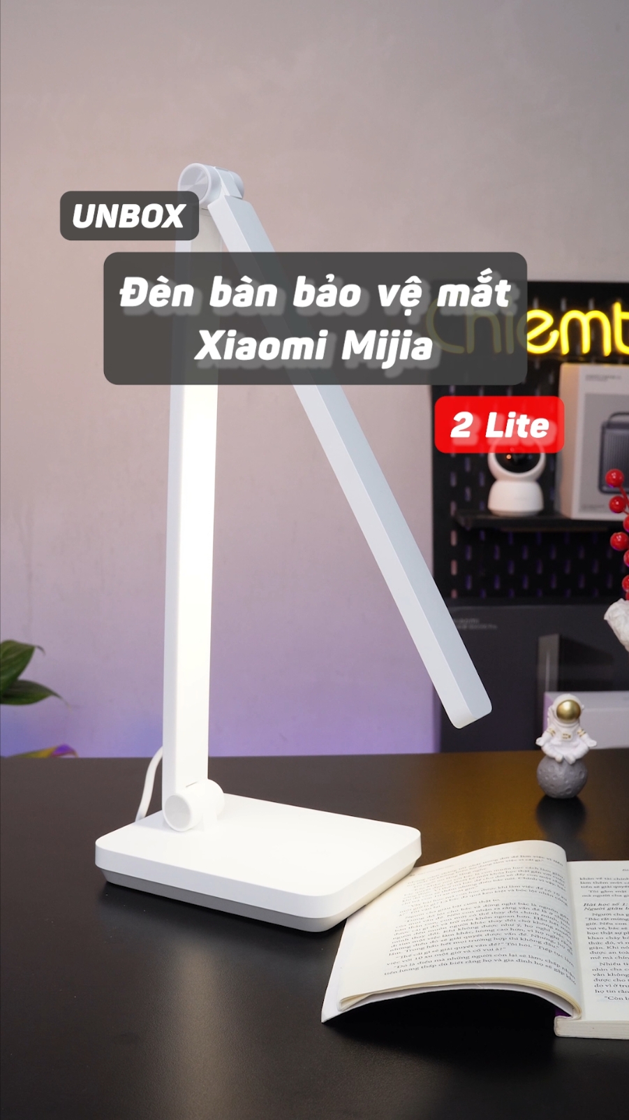 Unbox Đèn bàn bảo vệ mắt Xiaomi Mijia 2 Lite #unbox #chiemtai #denban #LearnOnTikTok #xuhuong 