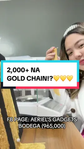 SA HALAGANG DALAWANG LIBO MADAM,MAY GOLD NECKLACE KA NA!💛💛 FB PAGE: AERIEL’S GADGETS BODEGA (965,000) #piso #fyp #trendingvideostiktokpk 