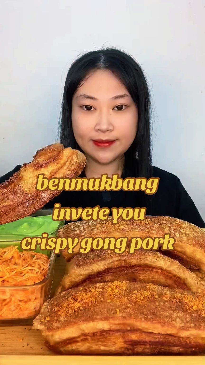 delicious crispy fried pork#eating #cooking #viral #eatingsounds #benmukbang #eating #food #asmrvideo #mukbang #America #tiktokmukbang #France #cooking #delicious 