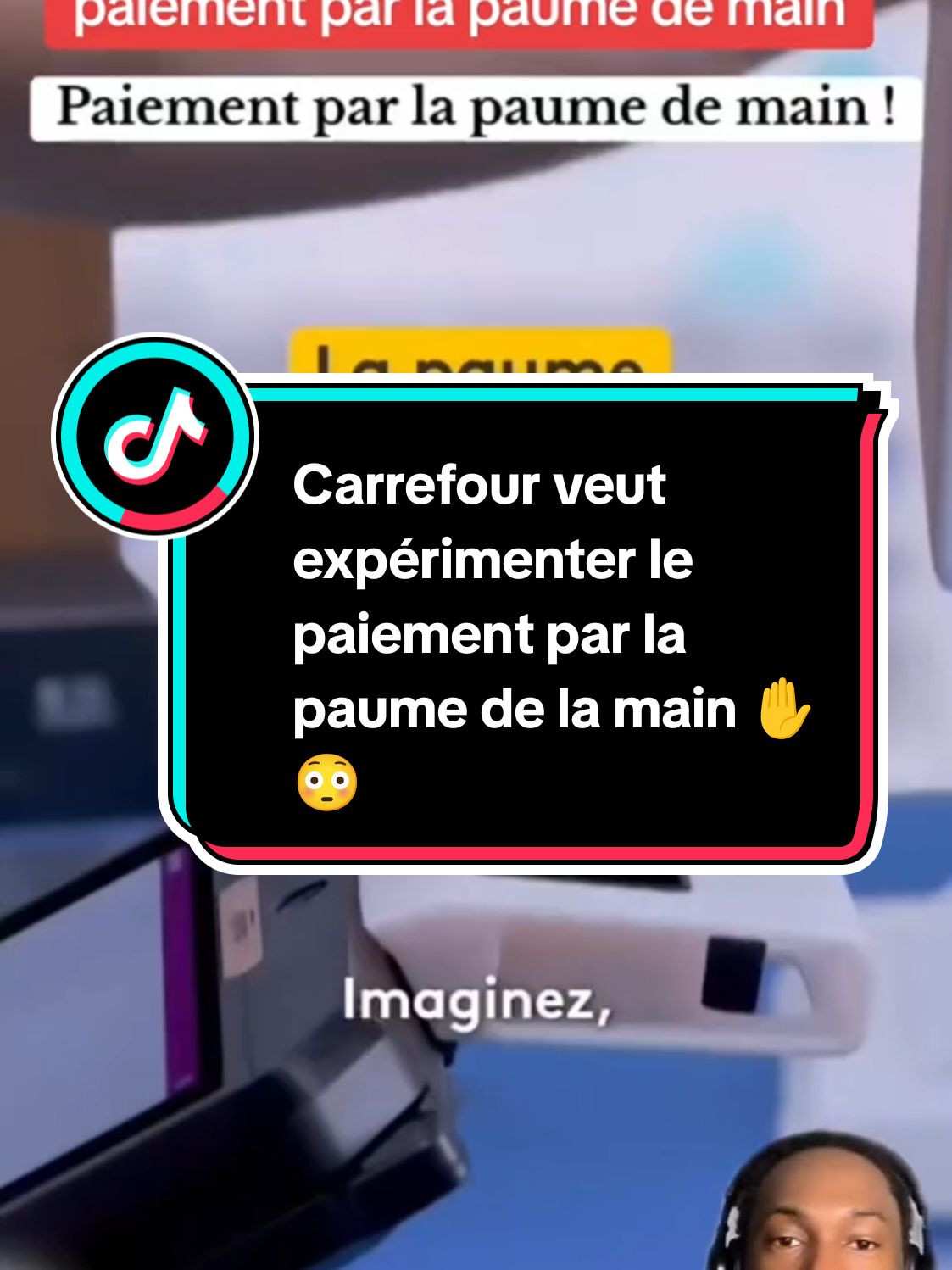 #devinelapersonne Carrefour veut expérimenter le paiement par la paume de main #carrefour #paiement #paumedelamain #videoviral #apocalypse #labete #666 #chretien #france🇫🇷 #satan #france🇫🇷 #chretientiktok✝️✨ #viral 