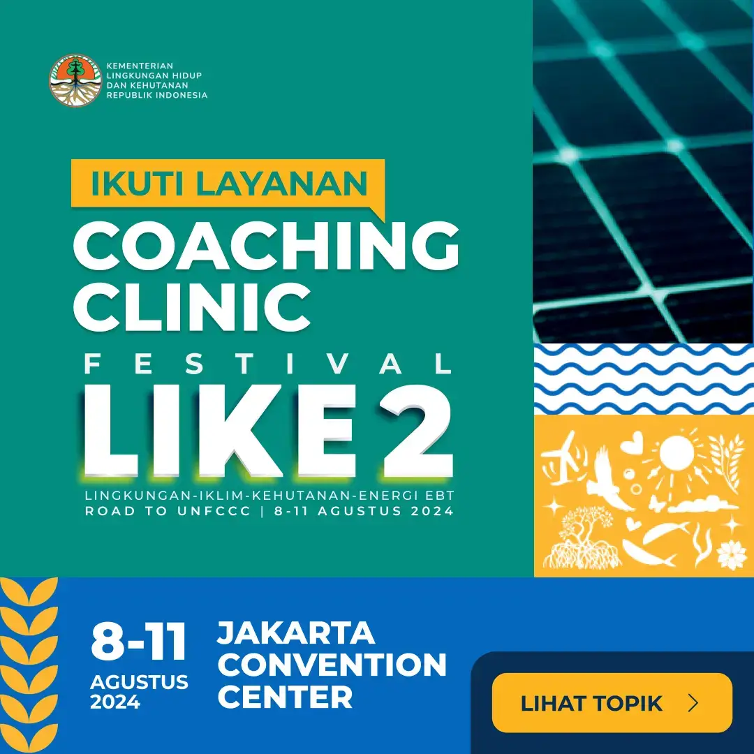 Karena di coaching clinic ini akan ada 26 layanan yang dapat kamu ikuti.  Jangan sampai ketinggalan! Yuk, segera daftar di dtk.id/coachingclinic #KLHK #FestivalLIKE #FestivalLIKE2