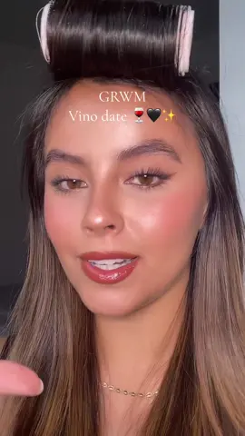 Quería grabar mi makeup antes de irme a una Mini Cata 🍷🤎✨ #grwmroutine #grwmmakeup #makeup 