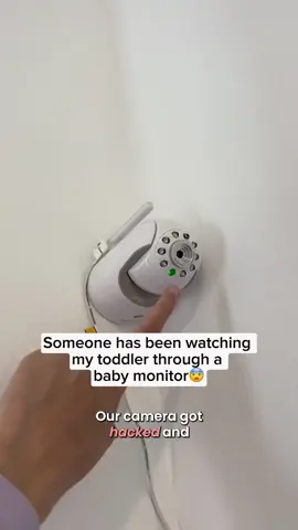 Why would someone do this? ( @kurinadele )  #baby #stranger #babymonitorcam #MomsofTikTok  someone has been watching my toddler through a baby monitor